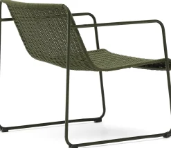 Tuinstoelen-Kave Home Maurina Outdoor Fauteuil Donkergroen