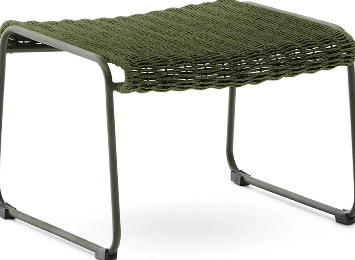 Tuinstoelen-Kave Home Maurina Outdoor Hocker Groen
