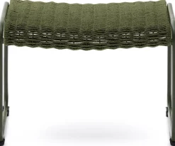 Tuinstoelen-Kave Home Maurina Outdoor Hocker Groen