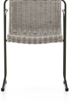Tuinstoelen-Kave Home Maurina Tuinstoel Grijs, Groen