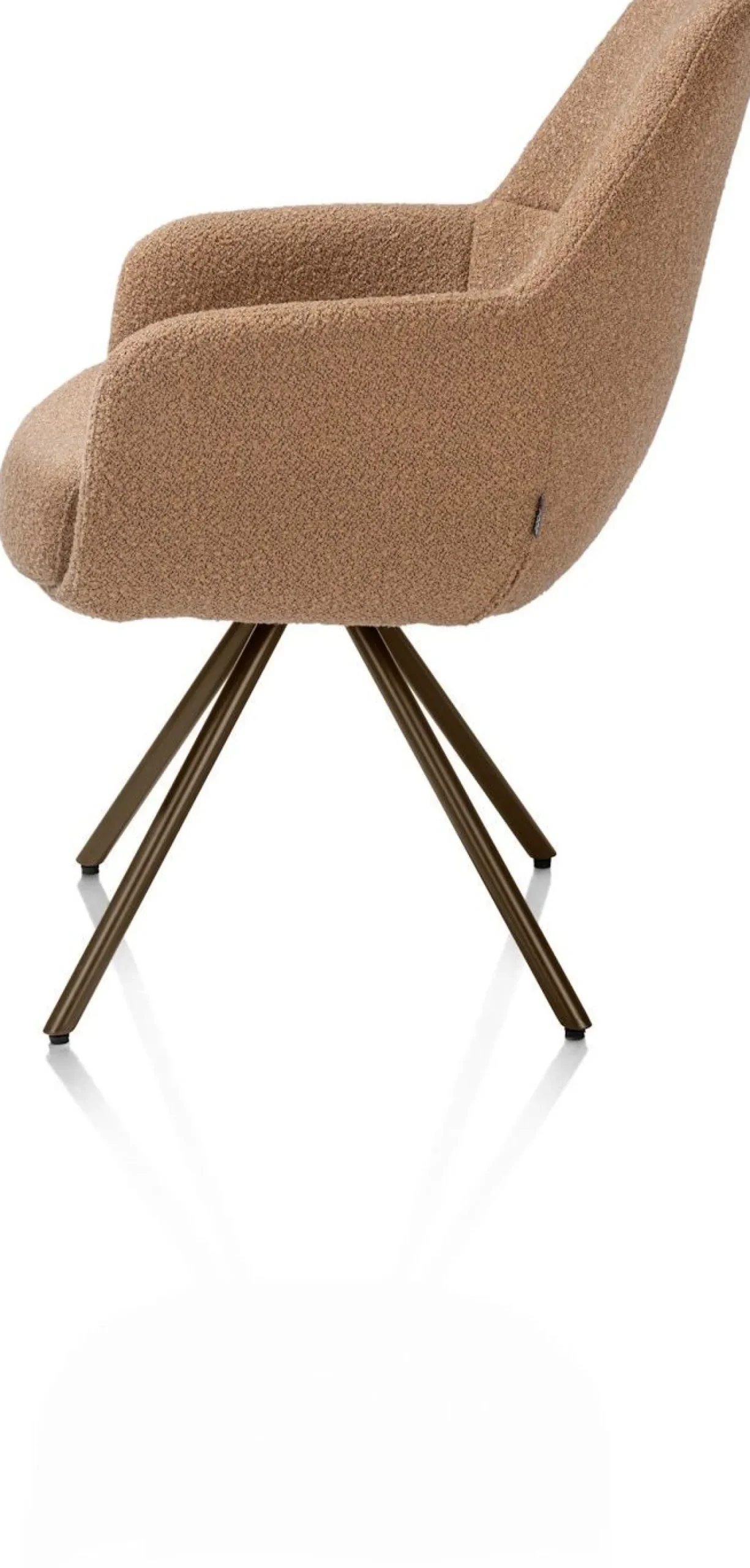 Eetkamerstoelen Met Armleuning-XOOON Mavis Armstoel Okergeel