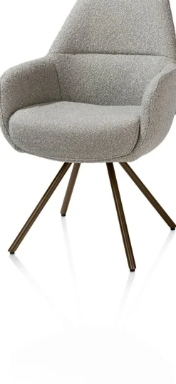 Eetkamerstoelen Met Armleuning-XOOON Mavis Armstoel Olijf