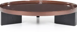 Ronde Salontafels-Eleonora Mayson L Salontafel Rood