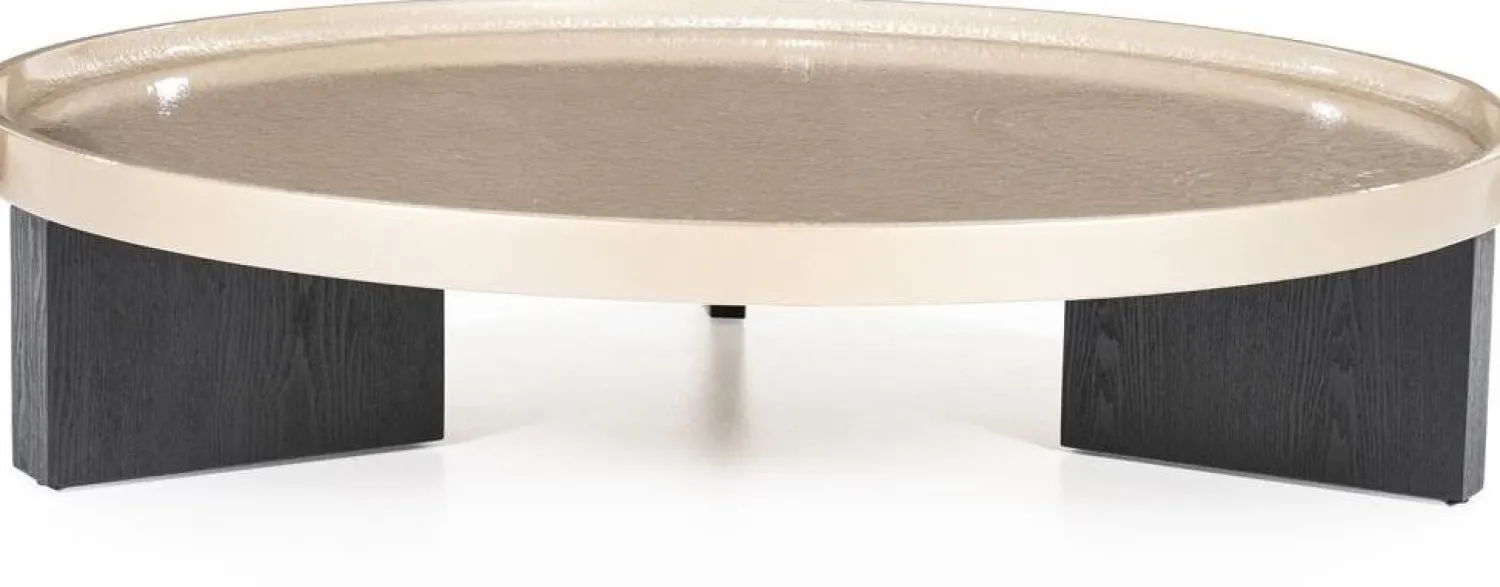 Ronde Salontafels-Eleonora Mayson L Salontafel Beige