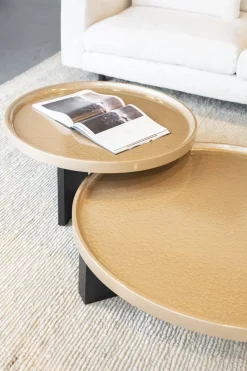 Ronde Salontafels-Eleonora Mayson S Salontafel Beige
