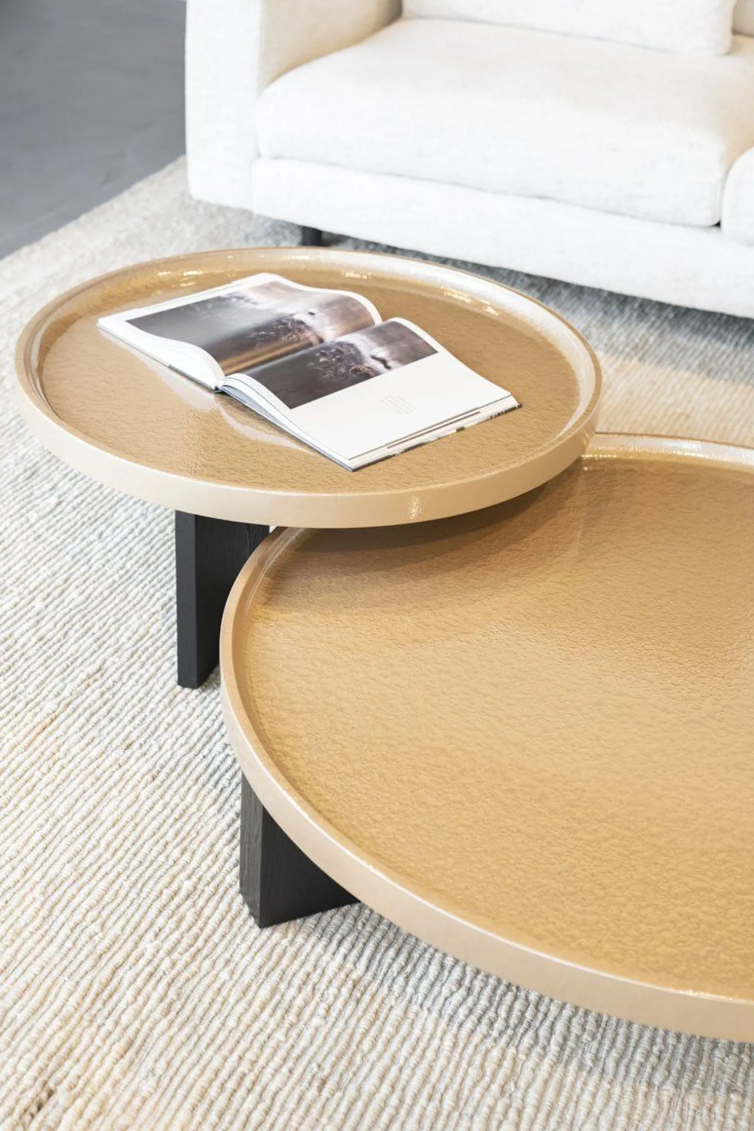 Ronde Salontafels-Eleonora Mayson S Salontafel Beige