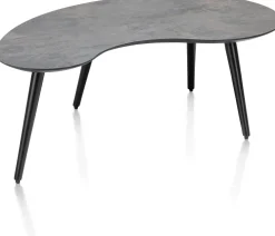 Organische Salontafels-Henders en Hazel Maze Nier M Salontafel Antraciet