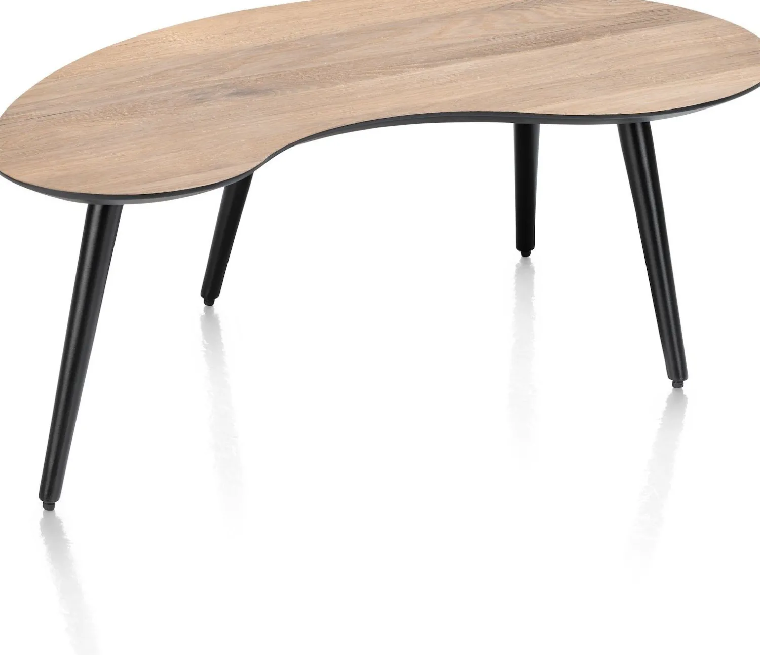 Organische Salontafels-Henders en Hazel Maze Nier M Salontafel Railway Brown