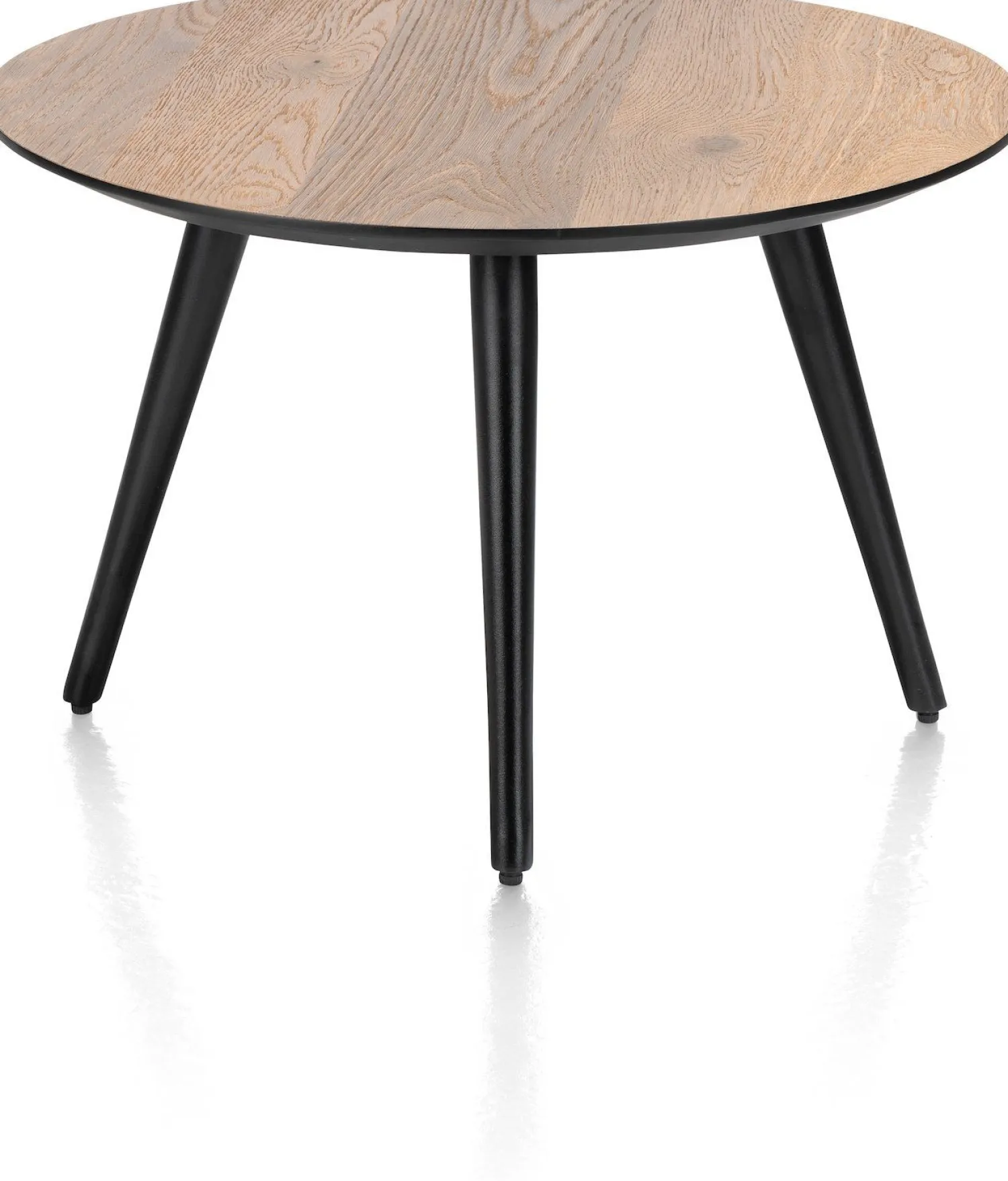 Ronde Salontafels-Henders en Hazel Maze Rond M Salontafel Railway Brown