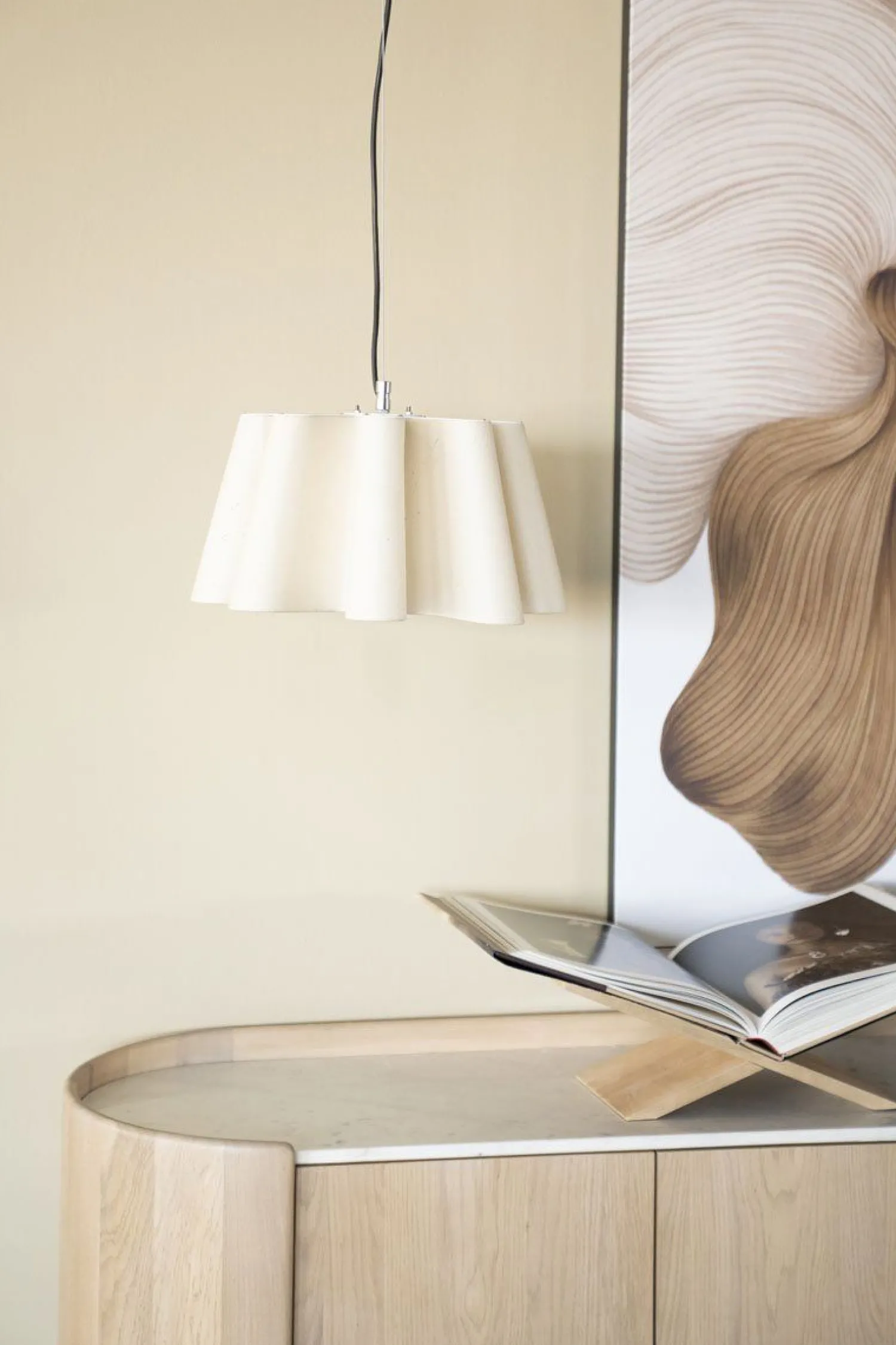 Hanglampen|Hanglampen-By Boo Meander Hanglamp Beige