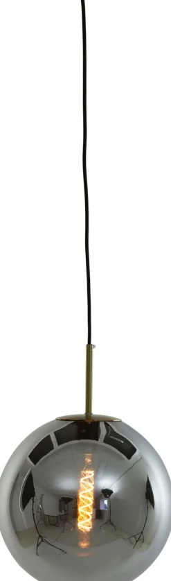 Moderne Hanglampen|Moderne Hanglampen-Trendhopper Medina Hanglamp Antiek Brons, Smoke