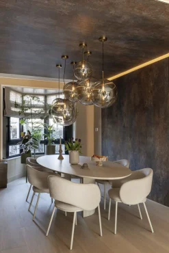 Moderne Hanglampen|Moderne Hanglampen-Trendhopper Medina Hanglamp Antiek Brons, Smoke