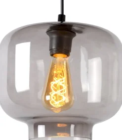 Moderne Hanglampen|Moderne Hanglampen-Lucide Medine Hanglamp Zwart