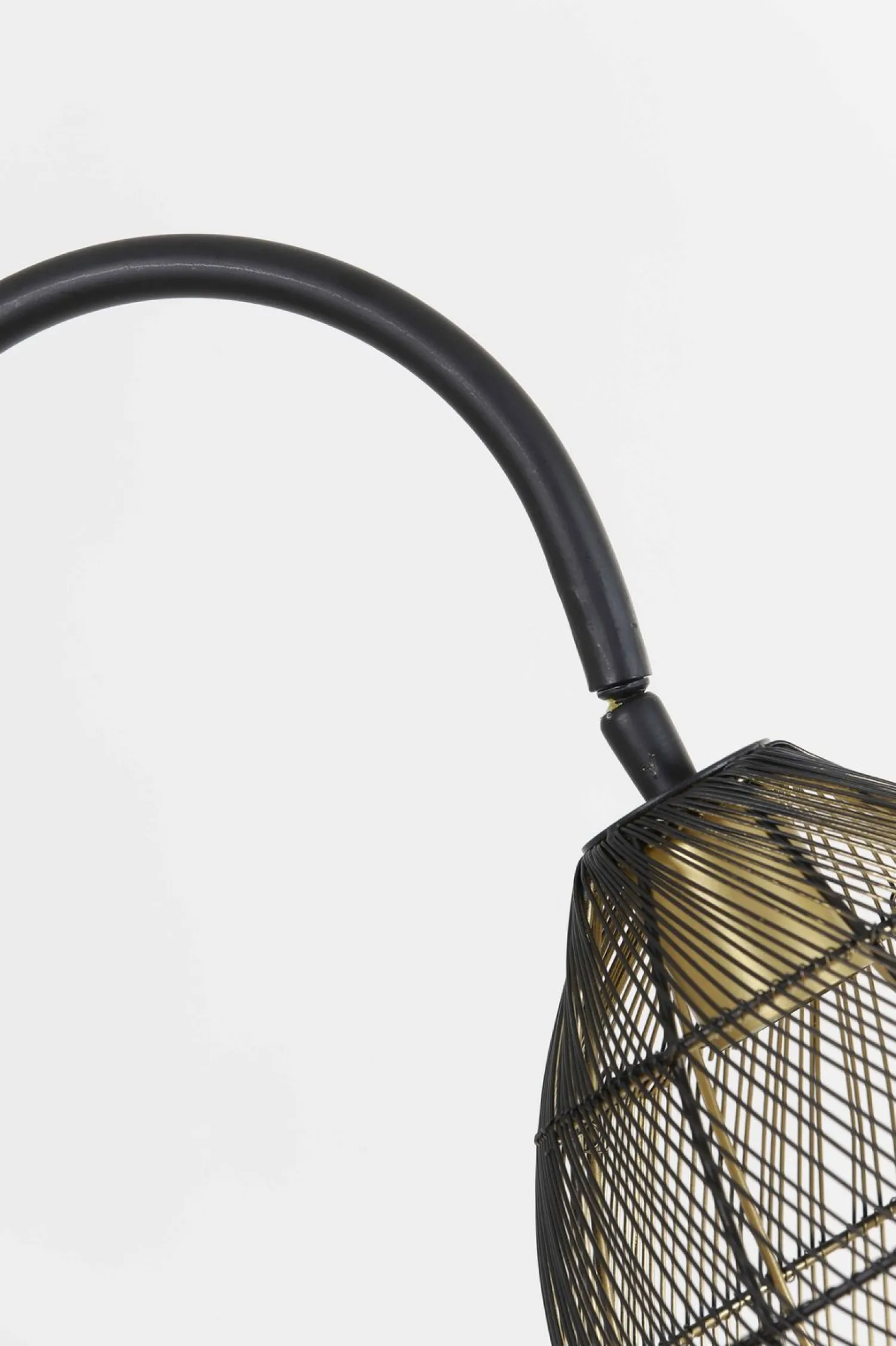 Industriële Vloerlampen|Vloerlampen-Trendhopper Medita Vloerlamp Zwart, Goud