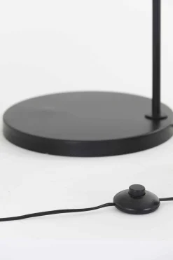 Industriële Vloerlampen|Vloerlampen-Trendhopper Medita Vloerlamp Zwart, Goud