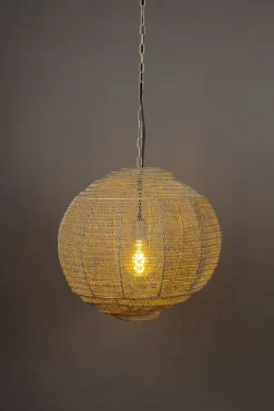 Industriële Hanglampen|Industriële Hanglampen-Dutchbone Meezan M Hanglamp Sand Grey