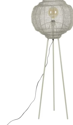 Industriële Vloerlampen|Vloerlampen-Dutchbone Meezan Vloerlamp Sand Grey
