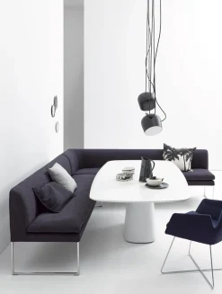 Design Eetkamerbanken|Stoffen Eetkamerbanken-COR Mell Eetkamerbank Zwart