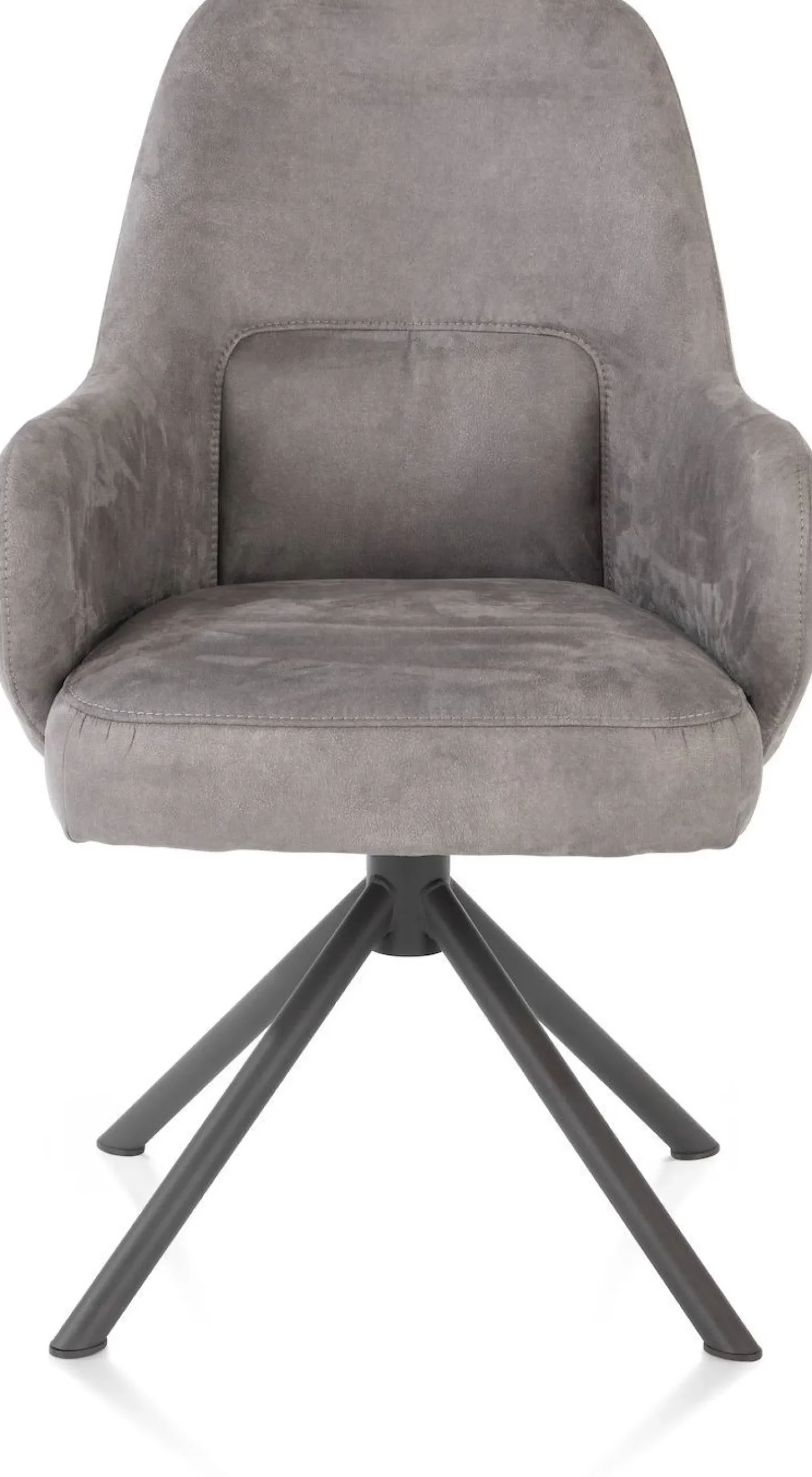 Eetkamerstoelen Met Armleuning-Henders en Hazel Melle Armstoel Charcoal