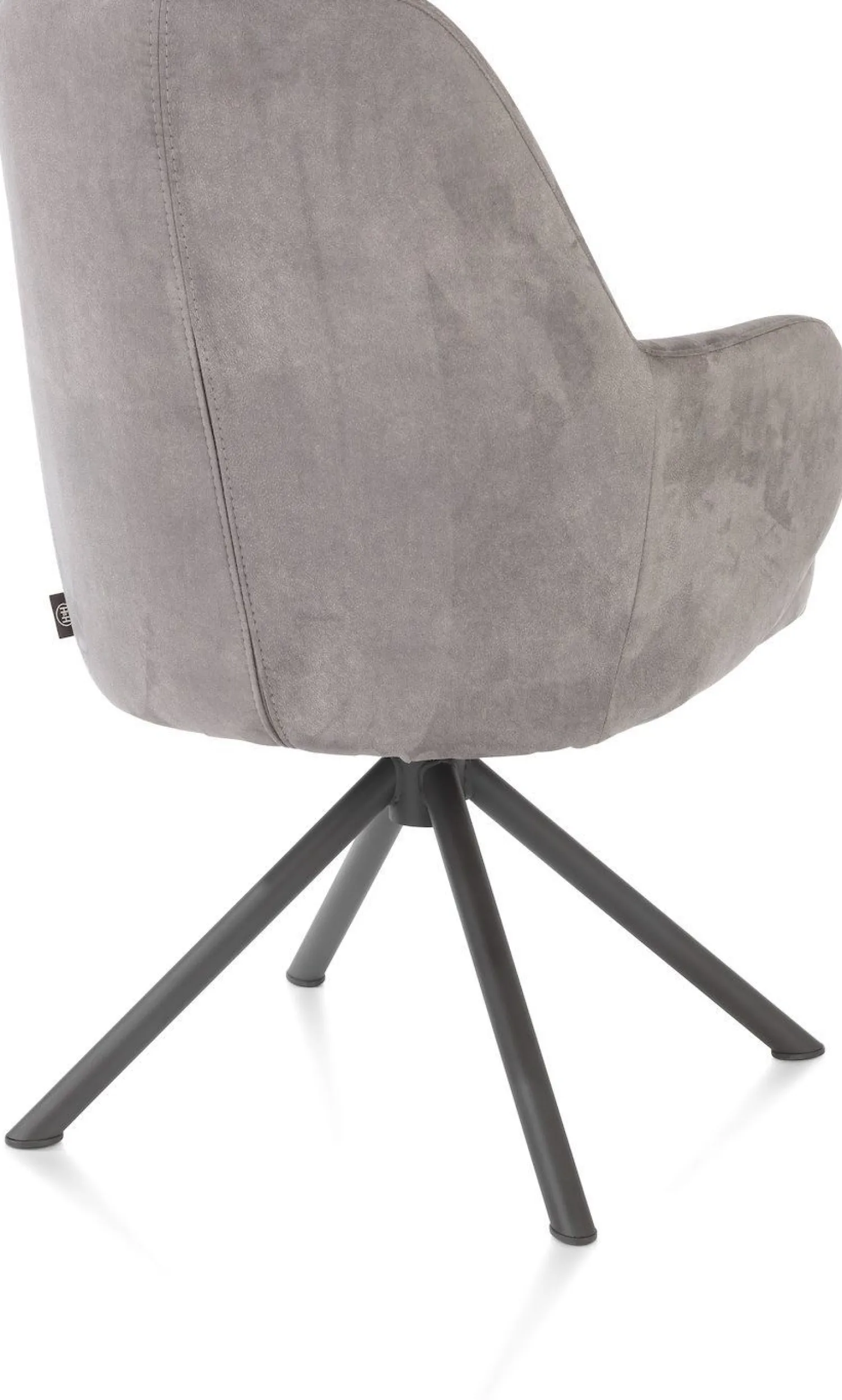 Eetkamerstoelen Met Armleuning-Henders en Hazel Melle Armstoel Charcoal