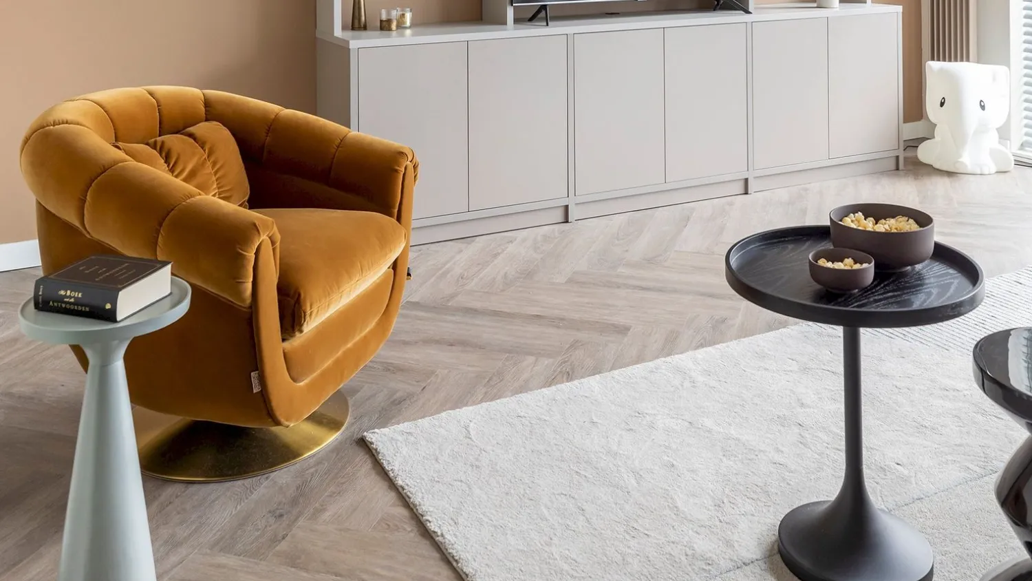 Ronde Fauteuils-Dutchbone Member Fauteuil Whiskey