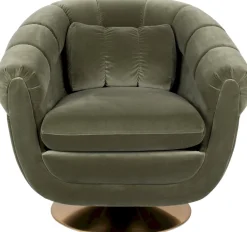 Ronde Fauteuils-Dutchbone Member Fauteuil Olive