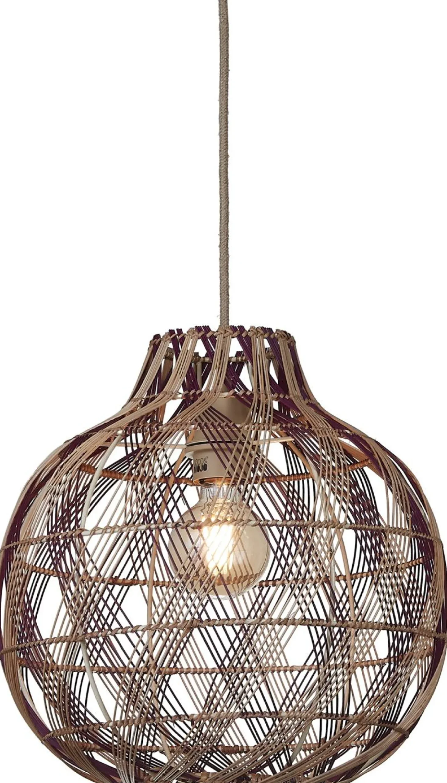 Hanglampen|Hanglampen-Good&Mojo Mendoza Hanglamp Natural, Brown