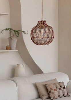 Hanglampen|Hanglampen-Good&Mojo Mendoza Hanglamp Natural, Brown