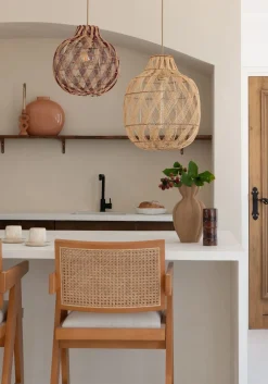 Hanglampen|Hanglampen-Good&Mojo Mendoza Hanglamp Natural, Brown