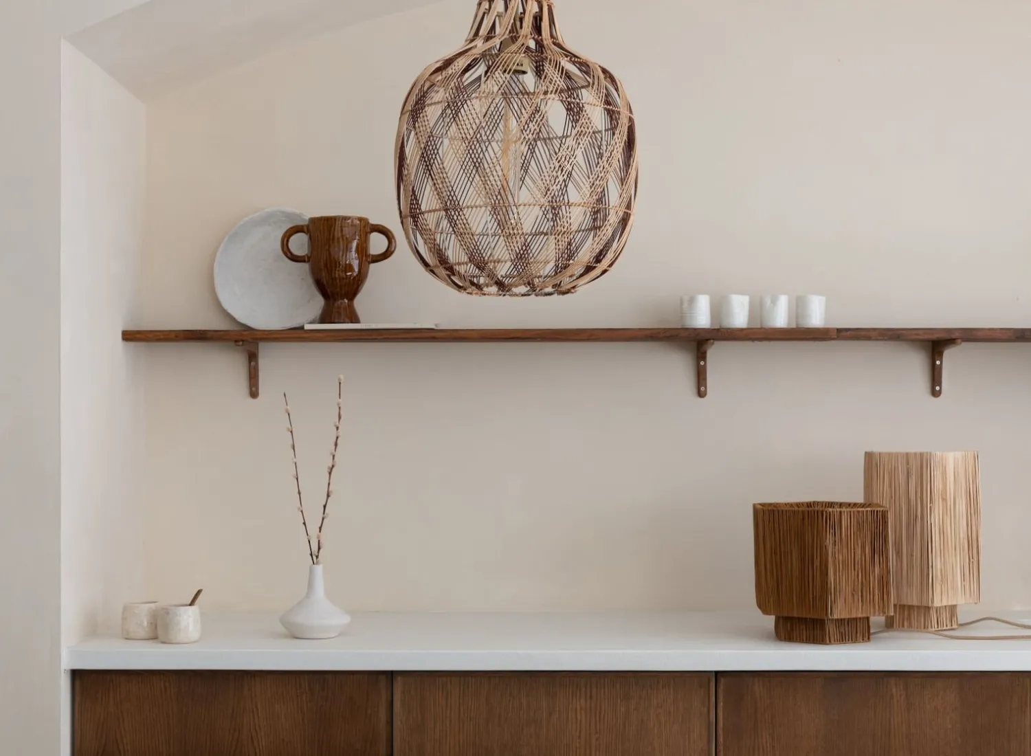 Hanglampen|Hanglampen-Good&Mojo Mendoza Hanglamp Natural, Brown