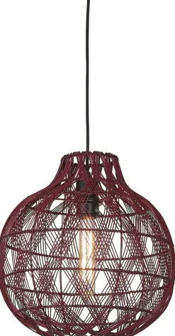 Hanglampen|Hanglampen-Good&Mojo Mendoza Hanglamp Burgundy