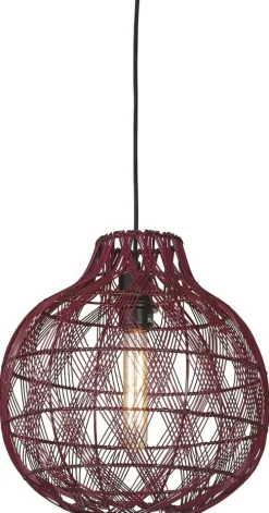 Hanglampen|Hanglampen-Good&Mojo Mendoza Hanglamp Burgundy