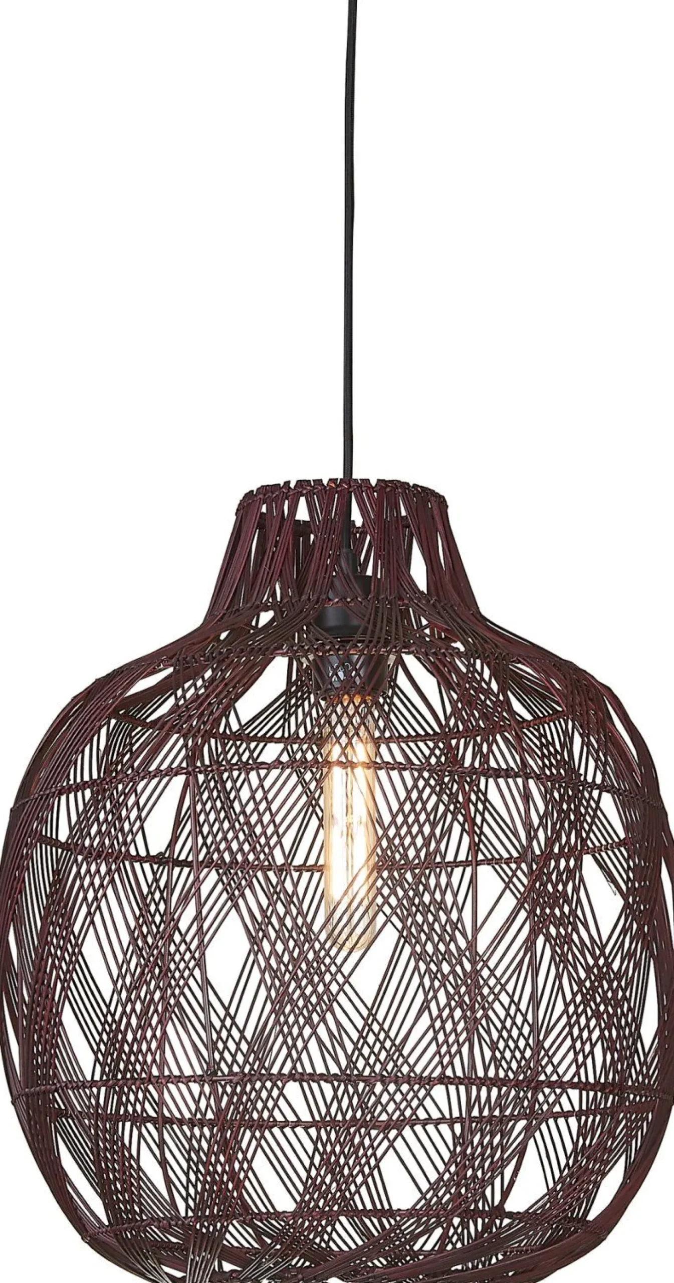 Hanglampen|Hanglampen-Good&Mojo Mendoza Hanglamp Burgundy