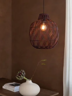 Hanglampen|Hanglampen-Good&Mojo Mendoza Hanglamp Burgundy