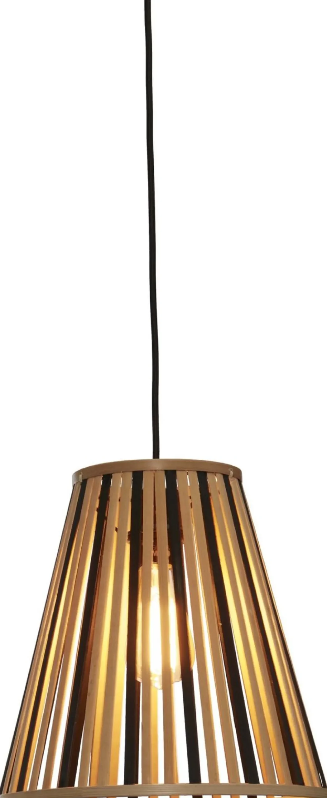 Hanglampen|Hanglampen-Good&Mojo Merapi S Hanglamp Natural, Black