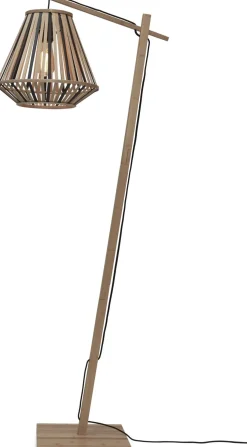 Vloerlampen|Vloerlampen-Good&Mojo Merapi Vloerlamp Black, Natural