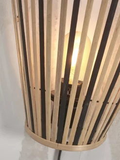 Wandlampen|Wandlampen-Good&Mojo Merapi Wandlamp Natural, Black