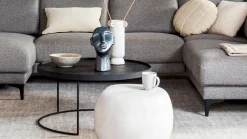 Houten Salontafels|Ronde Salontafels-DTP Home Mercurius Salontafelset Naturel