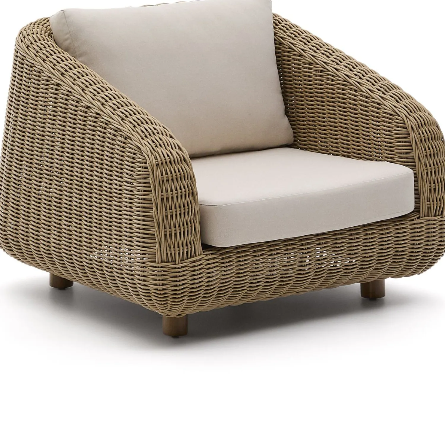 Tuinstoelen-Kave Home Meria Tuinstoel Naturel
