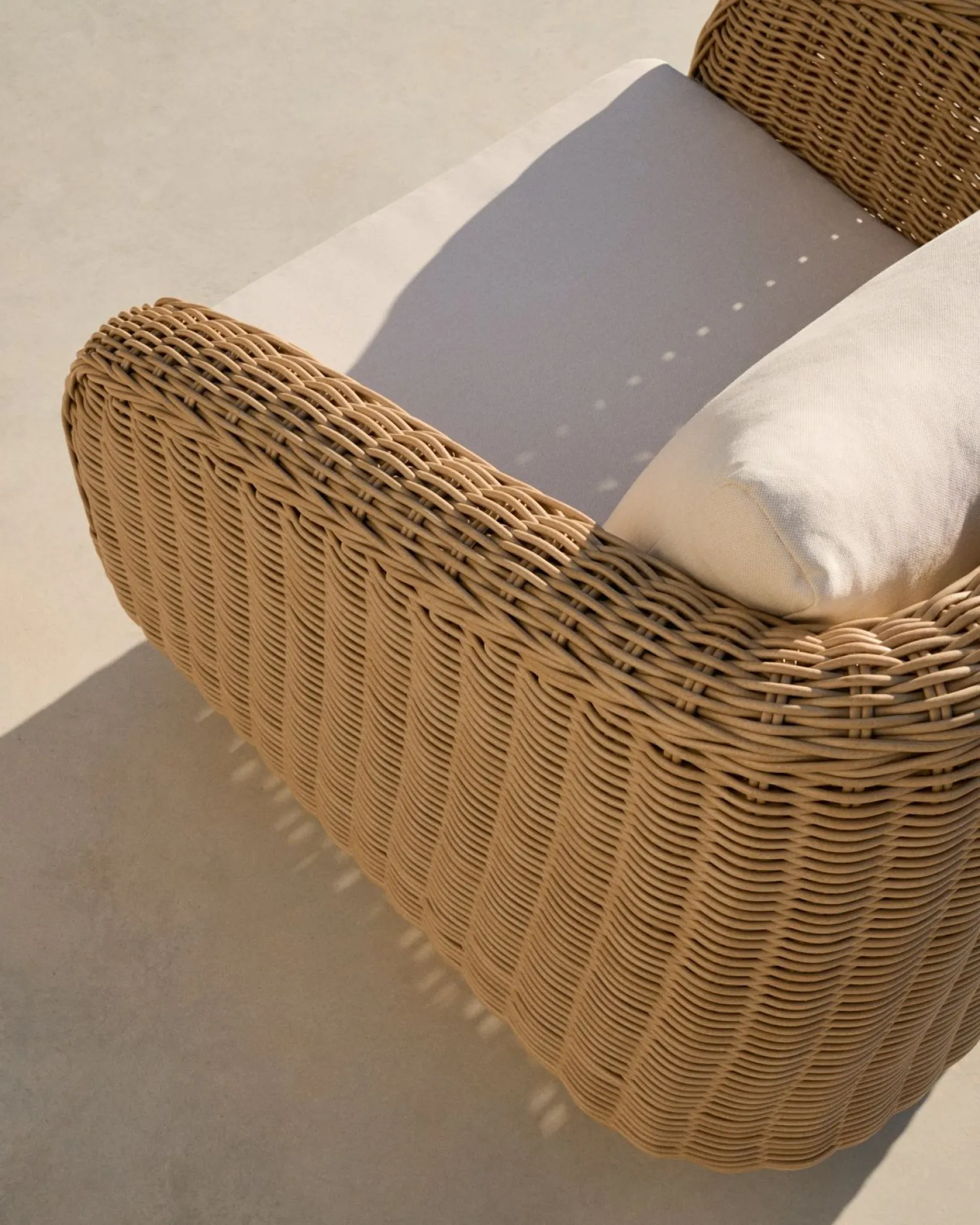 Tuinstoelen-Kave Home Meria Tuinstoel Naturel