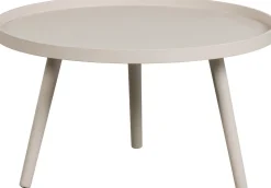 Ronde Bijzettafels-WOOOD Mesa Beige Bijzettafel Antique Beige