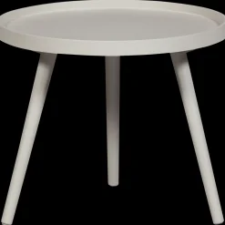 Houten Bijzettafels|Ronde Bijzettafels-WOOOD Mesa Bijzettafel Sand
