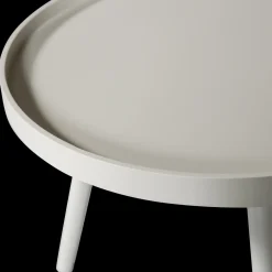 Houten Bijzettafels|Ronde Bijzettafels-WOOOD Mesa Bijzettafel Sand
