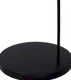 Industriële Vloerlampen|Vloerlampen-Lucide Mesh Boog Vloerlamp Zwart
