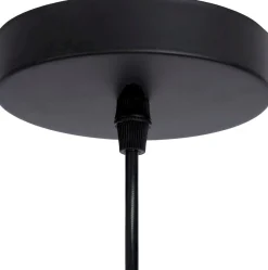 Industriële Hanglampen|Industriële Hanglampen-Lucide Mesh Hanglamp Zwart