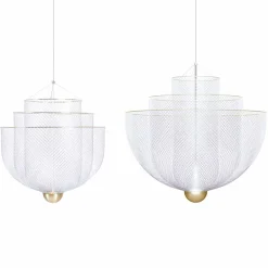 Moderne Hanglampen|Moderne Hanglampen-Moooi Meshmatics Hanglamp naturel