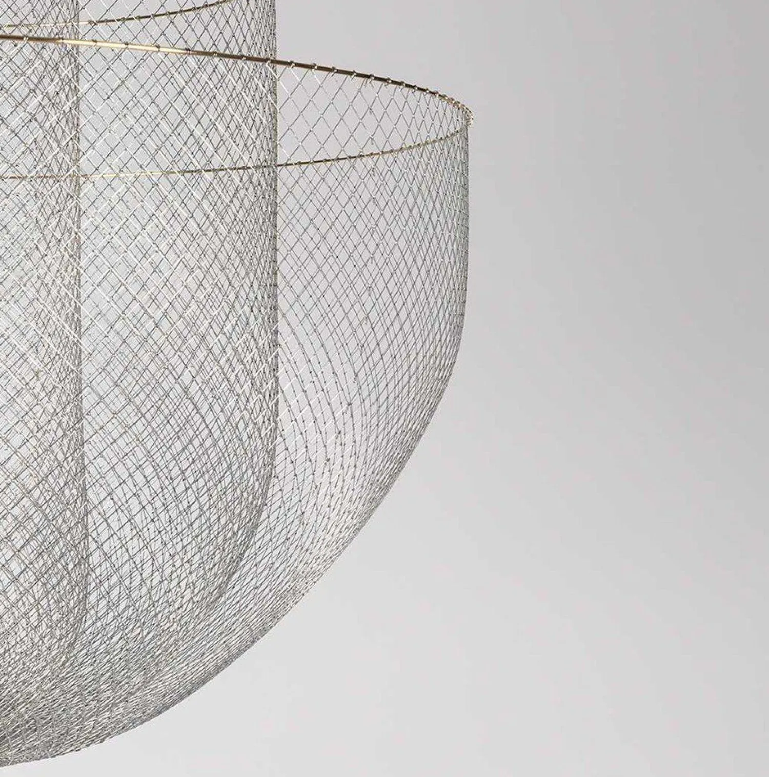 Moderne Hanglampen|Moderne Hanglampen-Moooi Meshmatics Hanglamp naturel