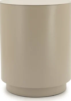 Ronde Bijzettafels-By Boo Mesita Bijzettafel Taupe