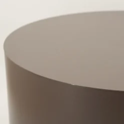 Ronde Salontafels-By Boo Mesita Salontafel Dark Taupe