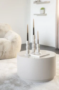 Ronde Salontafels-By Boo Mesita Salontafel Taupe